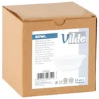 Vilde, miseczki szklane, białe, 300 ml, 6 szt.