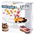 Vilde, patera na tort, szklana na nóżce, 25 cm