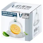 Vilde, pojemnik na cytrynę, szklany, 9,5-9,5 cm