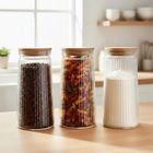 Vilde, pojemnik na produkty sypkie, szklany z pokrywką i uszczelką, 1,4l