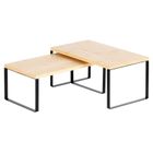 Vilde, półka kuchenna, drewniana, 33,5-19,5-16 cm, 33,5-18,5-13,5 cm, 2 szt.