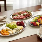 Vilde, półmisek stalowy, owalny, 32-20 cm