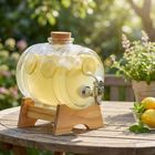 Vilde, słój do napojów z kranikiem i stojakiem, 1l