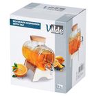 Vilde, słój do napojów z kranikiem i stojakiem, 3l