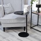 Vilde, stolik kawowy, metalowy, czarny, 35-25-53 cm