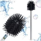 Vilde, szczotka do toalety, silikonowa, czarna, zapasowa, 35 cm