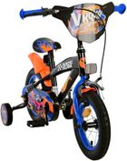 Volare, Hot Wheels, rower, czarno-niebieski, 12"