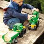 Wader, Farmer, traktor z przyczepą na konie