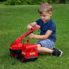 Wader, Middle Truck, dźwig, czerwony