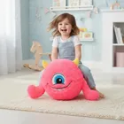 Xqmax, piłka pluszowa emoji z rączkami, różowa, 40 cm