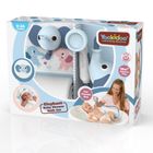 Yookidoo, zestaw kąpielowy: Prysznic słonik, niebieski + okrycie kąpielowe