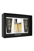 Yves Saint Laurent, L`Homme, zestaw: woda toaletowa, 100 ml + balsam po goleniu, 2-50 ml