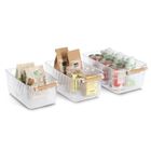 Zeller, zestaw organizerów, bambusowe uchwyty, 3 szt.