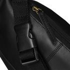 Zestaw, Saszetka na biodro, nerka, Etui na klucze, czarny, skórzany, Peterson