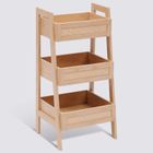 5five Simply Smart, Cane, regał z półkami z plecionką wiedeńską, 40-34,2-80 cm