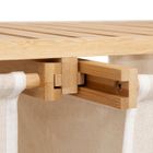 5five Simply Smart, regał bambusowy z koszem na pranie, Tidy box,, 72-33-109 cm