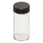 5five Simply Smart, Rota, organizer na przyprawy ze szklanymi słoikami, metalowy, 16 szt.