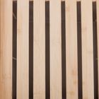 5five Simply Smart, Tidy, regał bambusowy z dwoma materiałowymi koszami, 34,7-33-77,5 cm