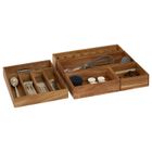 5five Simply Smart, Tidy Smart, kwadratowy organizer, drewniany, 15-15-7 cm