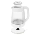 Adler, czajnik elektryczny, szklany, LED, 1,8l