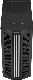 Aerocool, PGS Prime-G-BK-v1, obudowa komputerowa, RB, czarna