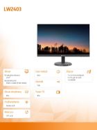 Ag Neovo, monitor LED, LW-2403, HDMI, DP