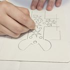 Alexander, Piaskowe Malowanki, Ozdoby na Choinkę: Ciastek, zestaw kreatywny