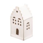 Altom Design, zestaw prezentowy: komplet domków LED ze złotą linią, 3 szt.