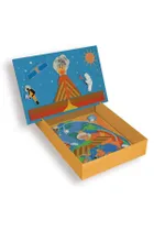 Apli Kids, Wulkan, magnetyczna układanka edukacyjna z książeczką