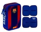 Astra, FC Barcelona, piórnik rozkładany, podwójny, niebieski