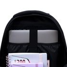 Astra, FC Barcelona, plecak szkolny, 3-komorowy, Black