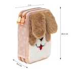 Astrabag, piórnik rozkładany, podwójny, z wyposażeniem, Fluffy Puppy