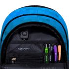 Astrabag, plecak szkolny, 3-komorowy, Blue Pixel