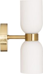 Atmosphera, Rio, szklany kinkiet ścienny, 2 źródła światła, wys. 26,5 cm