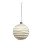 Atmosphera, zestaw bombek z brokatowym wzorem, 8 cm