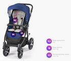 Baby Design, Lupo Comfort, Limited, wózek wielofunkcyjny, granatowy