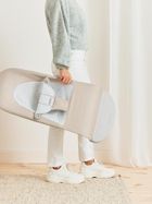 BabyBjörn, Balance Soft Woven/Jersey, leżaczek, beżowy, szary
