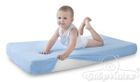 BabyMatex, prześcieradło z gumką, frotte, jasnoniebieskie, 60-120 cm
