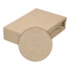 BabyMatex, prześcieradło z gumką, jersey, beżowe, 70-140 cm