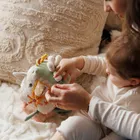 BabyOno, Cow Bingo, kostka sensoryczna, miękka zawieszka