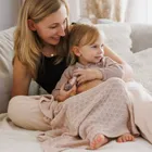 BabyOno, kocyk bambusowy, jasny beż, 75-100 cm