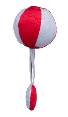 Balibazoo, piłka czerwono-szara, zabawka niemowlęca