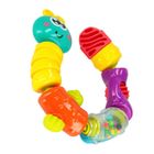 Bam Bam, zabawka sensoryczna, grzechotka, gąsienica