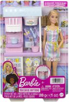 Barbie, Lodziarnia, zestaw z lalką