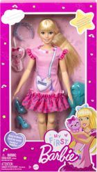 Barbie, Moja Pierwsza Barbie, zestaw z lalką i kotkiem