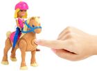 Barbie, On the Go, Wyścig kucyków, zestaw z kucykiem i lalką