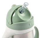 Beaba, bidon termiczny, ze słomką, sage green, 250 ml