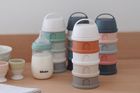 Beaba, pojemniki na mleko w proszku, Cotton White/Terracotta