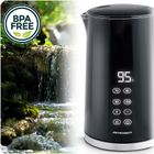 Berdsen, czajnik elektryczny, czarno-srebrny, 1,7l, BD-71