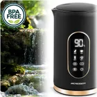 Berdsen, czajnik elektryczny, czarno-złoty, 1,7l, BD-712